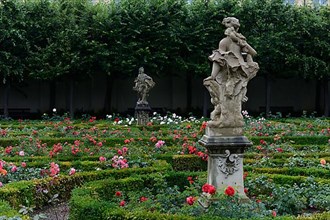 Sculptures in the Rose Garden of the New Residence, Bamberg