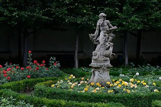 Sculpture in the rose garden of the New Residence, Bamberg