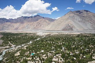 Nubra Valley with the Hunder River, Leh District