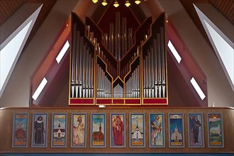 Organ prospect, church in Hammerfest