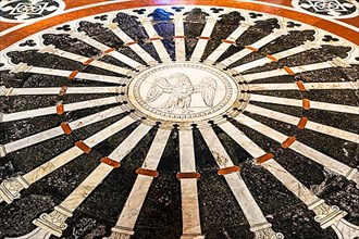 Cathedral floor with coloured inlays, Siena