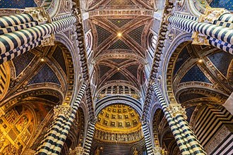 Arches in the Cathedral of Siena, Siena