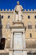 Statue of Sallustio Bandini, Piazza Salembeni