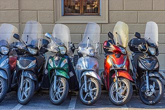 Parked Vespa scooter, Florence