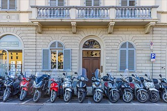 Parked Vespa scooter, Florence