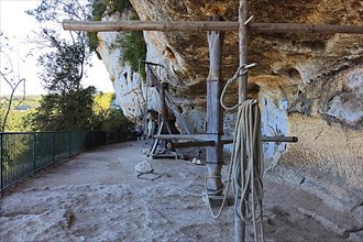 Cave dwellings of La Roque Saint-Christophe, Valley of the Vezere between Les Eyzies-de-Tayac-Sireuil and Montignac