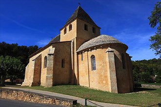 Church of Saint-Caprais in Carsac. Carsac-Aillac, Dordogne department