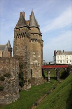 The medieval castle of Vitre, Brittany