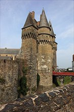 The medieval castle of Vitre, Brittany