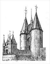 The former Cologne Gate in Aachen, Germany