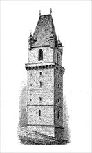 Tower of Bertholdsdorf in Lower Austria, medieval fortification