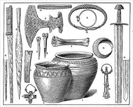 Weapons, jewellery and equipment