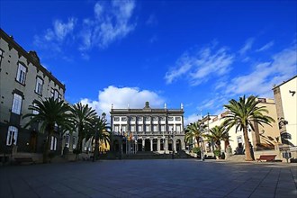 Plaza Santa Ana in Las Palmas de Gran Canaria. Las Palmas, Gran Canaria