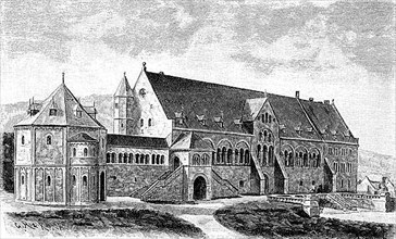 The imperial house of the imperial palace of Goslar, the oldest preserved imperial palace