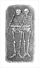 Old Germanic burial, a double burial
