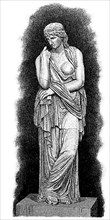 Roman statue of a Germanic woman, Thusnelda statue in the Loggia dei Lanzi