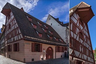 Historic half-timbered house, now a cultural barn