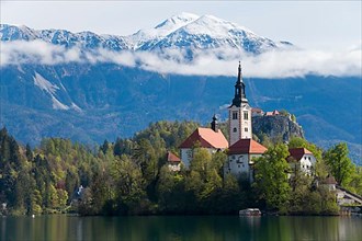 Bled Island with St. Mary's Church, Lake Bled