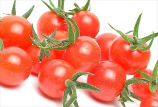 Ripe tomatoes, cocktail tomatoes