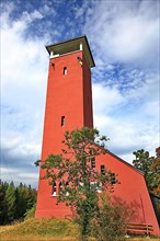 The Raichberg Tower near Albstadt on the highest hilltop of the Raichberg. Zollernalbkreis, Tuebingen