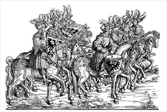 Trumpeter, Group of Maximilian I's Triumphal Procession