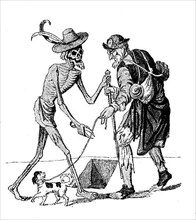 The Dead Man and the Beggar, from the Dance of Death