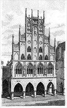 The town hall of Muenster in Westphalia, Germany