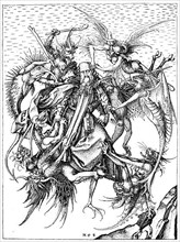 Temptation of St. Anthony, medieval depiction of devilish beings