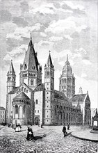 The Mainz Cathedral, west view