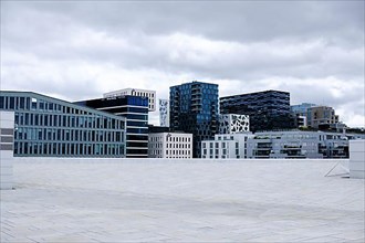 View from the roof of the Oslo Opera House, Operahuset Oslo