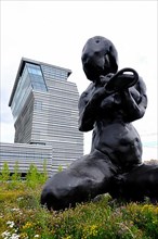 Sculpture Mother by Tracey Emin in front of the new Munch Museum, Oslo