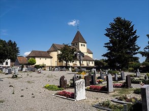 Cemetery and Catholic Parish Church of St. George, a late Carolingian and Ottonian church building in Oberzell on the island of Reichenau