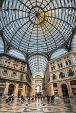 Galleria Umberto I with dome, Naples