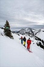Three ski tourers, Jaegerkamp