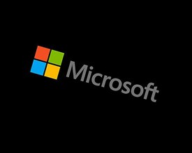 Microsoft, rotated logo