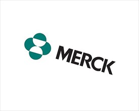 Merck & Co. rotated logo, white background B
