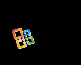 Microsoft Office 2007, rotated logo