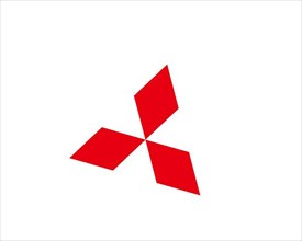 Mitsubishi, rotated logo