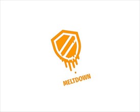 Meltdown security vulnerability, rotated logo