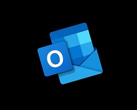Microsoft Outlook, rotated logo