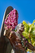 Duke Kahanamoku iconic statue, Ohahu