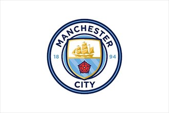 Manchester City F. C. Logo, White Background