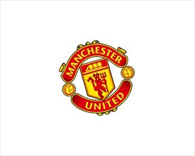 Manchester United F. C. Rotated Logo, White Background