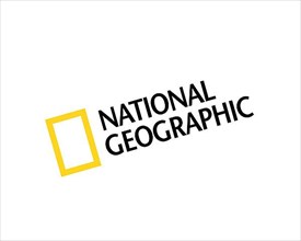 National Geographic American TV channel, rotated logo