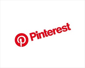 Pinterest, rotated logo