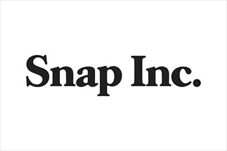 Snap Inc. logo, white background