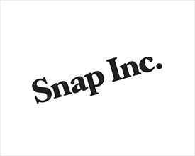 Snap Inc. rotated logo, white background