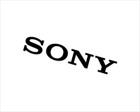 Sony Corporation of America, rotated logo