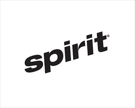 Spirit Airline, rotated logo