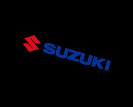 Suzuki Indomobile engine, rotated logo